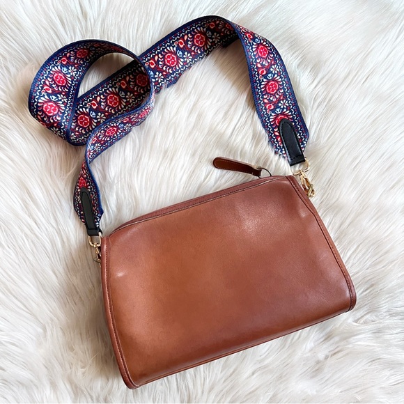 1990s COACH Vintage Austin Leather Bag Convertible Crossbody Purse Clutch USA - Picture 8 of 16